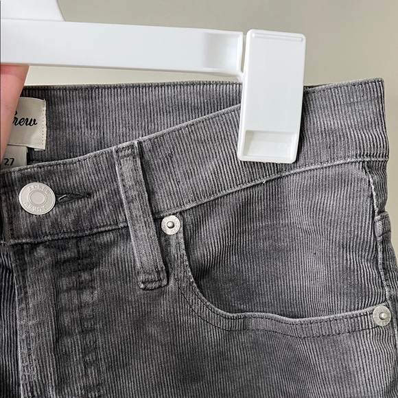 J. Crew Vintage Straight Grey Corduroy Pants Womens 27 - Picture 5 of 8
